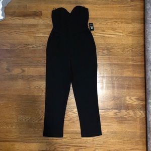 NWT Express Strapless Jumpsuit
